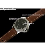 Panerai PAM112 1:1 Mirror Replica Handwound Watch - Walnut Tan Leather Strap