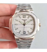 Patek Philippe Nautilus Swiss ETA 2824-2 Automatic Watch Blue Dial