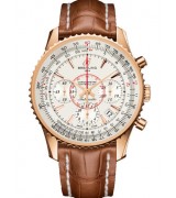 Breitling Montbrillant 01 Automatic Chronograph Rose Gold White Dial 40mm