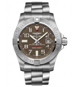 Breitling Avenger II Seawolf Swiss Automatic Watch Brown Dial 45mm