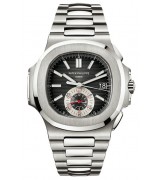 Patek Philippe Nautilus Swiss Automatic Chronograph 5980/1A-014 Black Dial