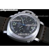 Panerai PAM286 Regetta Automatic Chronograph - Walnut Leather Strap