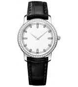 Vacheron Constantin Patrimony Silver Swiss 1202 Quartz Ladies Watch 25558/000G-9405 