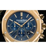 Audemars Piguet Royal Oak Chronograph Full Gold Blue Dial 