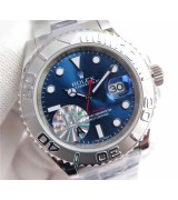 Rolex Yacht-Master Swiss 3135 Automatic Watch Blue Dial