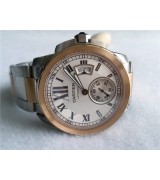 Cartier Calibre de Cartier White Swiss Automatic Man Watch W7100036 