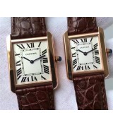 Cartier Tank Solo Quartz Watch Rose Gold