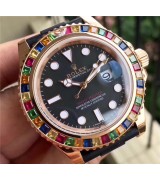 Rolex Yacht-Master Automatic Watch Colorful Bezel 40mm 