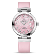 Omega De Ville Ladymatic Automatic Watch Pink Leather 34mm  