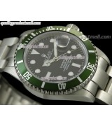 Rolex Submariner Classic 2008 Swiss Automatic Watch-Black Dial-Stainless Steel Oyster Bracelet 40mm