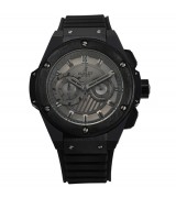 Hublot King Power Automatic Chronograph-Dark Gray Dial-Black Rubber Strap