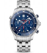 Omega Seamaster Diver 300m Chronograph Blue Dial 44mm