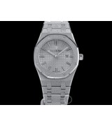 Audemars Piguet Royal Oak Quartz Watch Frosted Gold Steel 33mm