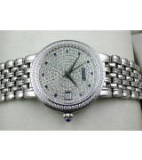 Piaget Dancer Automatic Watch Full Diamonds Dial 36mm 