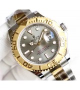 Rolex Yachtmaster 3135 Automatic Watch Gray Dial (Clone)