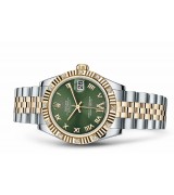 Rolex Datejust Ladies 178313-0075 Swiss Automatic Green Dial 31MM