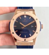 Hublot Classic Fusion Automatic Watch 542.OX.7180.LR Blue Dial 42mm