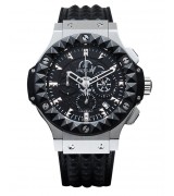 Hublot Big Bang Automatic Watch Steel Black Dial 42mm 