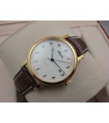 Breguet Classique Gold Swiss 2824 Automatic Man Watch Arabic Numeral
