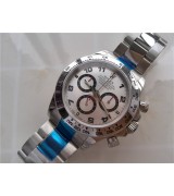 Rolex Daytona Swiss Chronograph-Siver-Gray Dial-Red Chronograph-Stainless Steel Oyster Bracelet