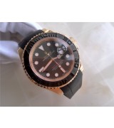 Rolex Yacht-Master Everose Swiss Automatic Watch Oysterflex Bracelet