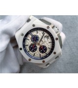 Audemars Piguet Royal Oak Offshore Swiss Chronograph 26402 Ceramic Full White