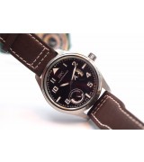 IWC Polit Antoine de Saint Exupery Swiss Automatic Watch-Brown Dial/ Brown Leather Strap IW320104