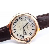 Cartier Ballon Bleu Swiss eta2836 Automatic Watch Rose Gold 42mm