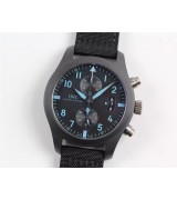 IWC Pilot Automatic Watch IWC38001-Black Dial Blue Markers
