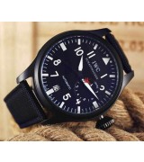 IWC Big Pilot Swiss Automatic Watch-Nylon Leather Strap 