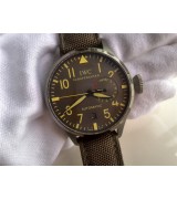 IWC Big Pilot Swiss Automatic Watch Top Gun Miramar-Brown Dial-Brown Bracelet