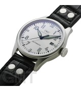 IWC Pilot Father and Son Edition Automatic Watch IW325519-Silver Dial-Black Leather Strap