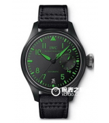 IWC Pilot Top Gun Automatic Watch IW501903-Black Dial-Black Nylon Leather Strap