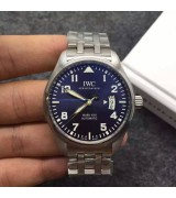 IWC Pilot Mark XVII Automatic Watch-Blue Dial Stainless Steel Strap 