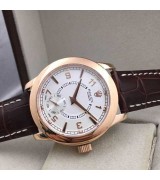 Rolex Cellini Swiss Automatic Watch Rose Gold-Independent Seconds-White Dial