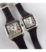 Cartier Santos 100 Swiss Automatic Watch His-and-Hers Watches 