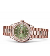 Rolex Datejust Ladies 279135-0014 Swiss Automatic Olive-green Dial 28MM