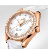 Omega Seamaster Aqua Terra 150m Ladies Watch Rose Gold 38.5mm