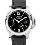 Panerai Luminor PAM00090 Automatic Watch Power Reserve-Black Dial