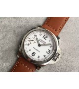 Panerai PAM113 Manual Handwound Watch - Brown Leather Strap