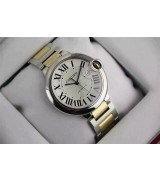 Cartier Ballon Bleu Silver Swiss ETA2836 Automatic Man Watch W69009Z3 42mm