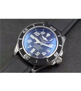 Breitling Superocean Swiss 2824-2 Movement-Super Luminous-Black Rubber Bracelet