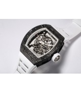 Richard Mille RM055 Hand-Wound Movement Watch White Ceramic Bubba Watson