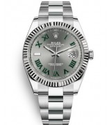 Rolex Datejust II 126334-0021 Automatic Watch Wimbledon Dial 41mm