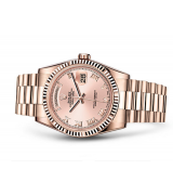 Rolex Day-Date Swiss Automatic Watch Rose Gold Dial 36MM