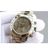 Rolex Daytona Swiss Chronograph-Gray Dial-Steel 