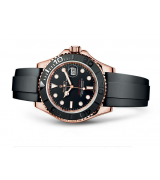 Rolex Yacht-Master Swiss 3135 Automatic Watch Black Dial (Clone)
