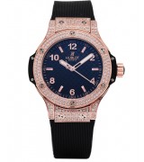 Hublot Big Bang 38mm Automatic Watch Black Checkered Dial