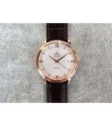 Omega De Ville Prestige Automatic Watch Rose Gold 39.5mm