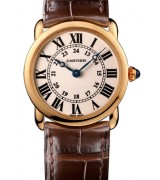 Cartier Ronde Louis W6800151 Quartz Watch 29 MM 